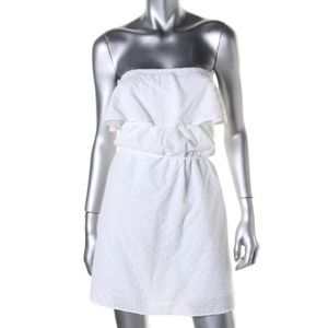 C&C California Cotton Diamond eyelet strapless